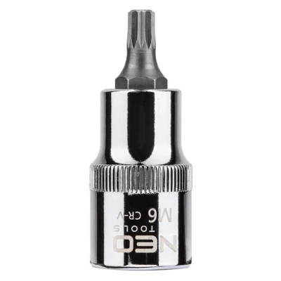 Bild av NEO TOOLS 08 731 Clé à douille 1/2 M6 Acier chrome vanadium, d&#039;outil Spline
