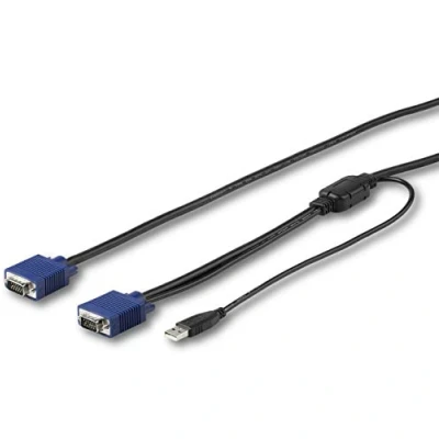 Bild av StarTech.com 15ft / 4.6m USB KVM cable for Rackmount Consoles VGA and video 4.6 m