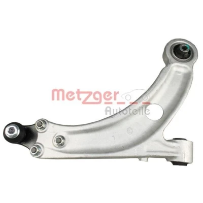 Bild av METZGER 58113301 Bras de suspension avec support en caoutchouc, rotule Essieu avant gauche barre oscillant transversal Aluminium