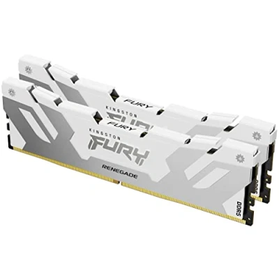 Bild av Kingston FURY Renegade DDR5 Silver/White XMP 48 GB 8400MT/s CL40 CUDIMM Desktop Gaming Memory (Kit of 2) KF584CU40RWK2