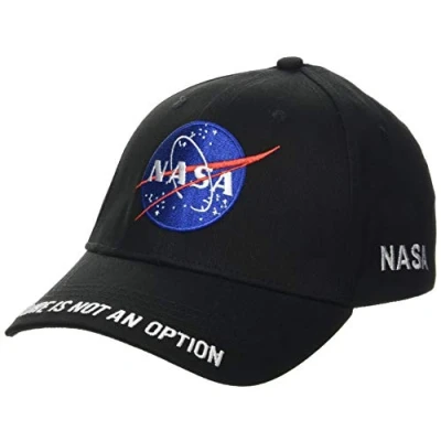 Bild av NASA Unisex ACNASADCP002 Basebollkeps, Svart, one size