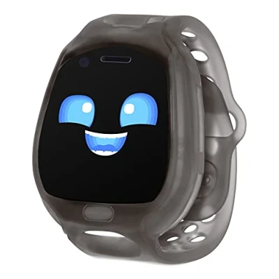 Bild av Little Tikes Smartwatch Tobi Robot med digitalkamera, video, spel och aktiviteter för pojkar flickor 6+ år, svart