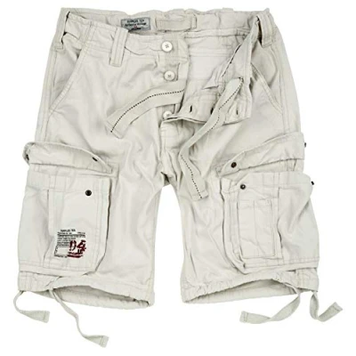 Bild av Surplus Raw Vintage Airborne herr cargoshorts, Oliv ljus, 4XL
