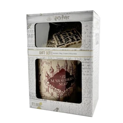 Bild av Tazza,Portachiavi Coaster Harry Potter (Box Marauders Map)