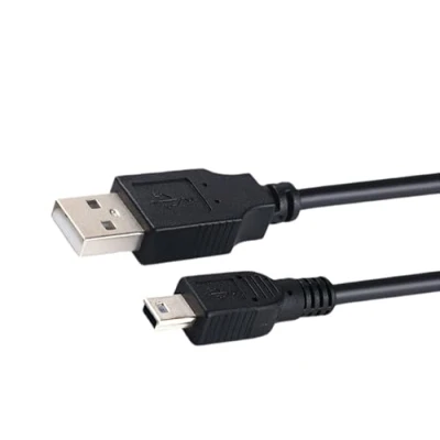 Bild av Panlouting USB laddare laddningskabel 100 cm datakabel kompatibel med grafikkalkylator Texas Instrument TI 84 Plus CE, 89, Nspire CX/CX CAS