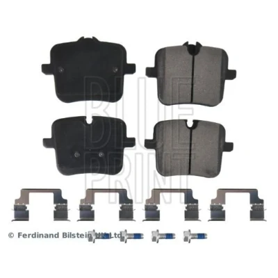 Bild av BLUE PRINT ADBP420079 Jeu de plaquettes frein Essieu arrière préparé pour indicateur d&#039;usure avec monture BMW: 5 Berline, 7, X5