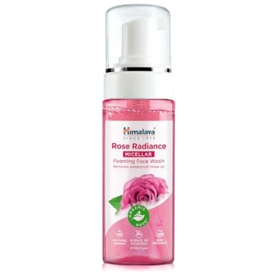 Bild av Himalaya Rose Radiance Micellar Foaming Face Wash, Removes Waterproof Makeup, 150 ml
