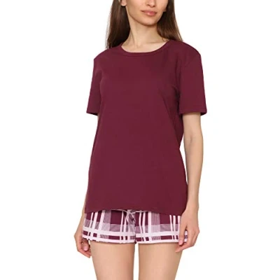 Bild av Merry Style Dam Pyjamas Sovplagg MS10 177 (Rödvin/Checked, S)