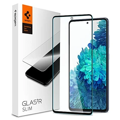 Bild av Spigen Skärmskydd kompatibel med Samsung Galaxy S20 FE, Full Täckning, Kristallklart, Responsiv Touch, 9H härdat Glas