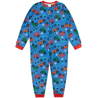 Bild av Harry Bear Pojkar Onesie Traktor Blå 128