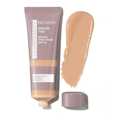 Bild av Revlon Illuminance Tinted Serum, Triple Hyaluronsyra Serum Foundation, jämnar ut hudtonen, lyser och återfuktar hela dagen, SPF 15, 317 Tan Sand, 28 ml
