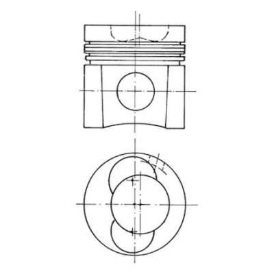 Bild av Kolv Kolbenschmidt 93137600