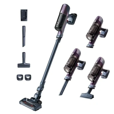 Bild av Rowenta RH6838 X Pert 6.60 ESSENTIAL sladdlös dammsugare Stav och handdammsugare i ett 45 min drifttid LED munstycke avtagbart batteri inkl. Stoppnings fogmunstycke röd/svart