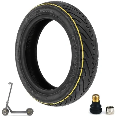 Bild av Tmom däck 60/70 6.5 slanglösa däckersättningshjul för Segway Ninebot Max G30/Max G30D/Max G30 LP elektrisk skoter tjocka, slitstarka 10 tum halkfritt slanglöst (1 st)