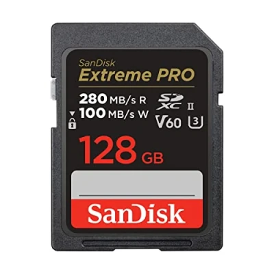 Bild av SanDisk Extreme PRO Minneskort, Svart, 128 GB