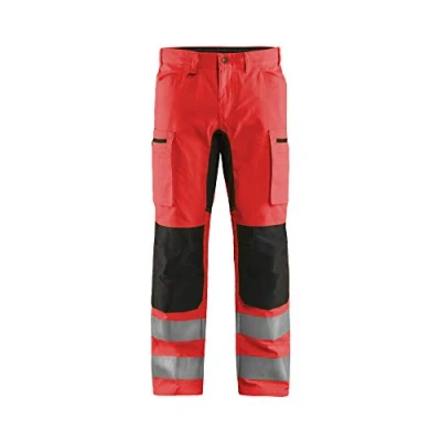 Bild av VARSELBYXA 1585 1811 STRETCH VARSELRÖD/SVART C144 Beijerbygg Byggmaterial