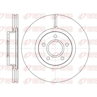 Bild av REMSA 6711.10 Disque de frein Essieu avant 300, 300 25 5 ventilé FORD: FOCUS 2, 3, C Max, VOLVO: V40 3/5 portes, V50, V60 I
