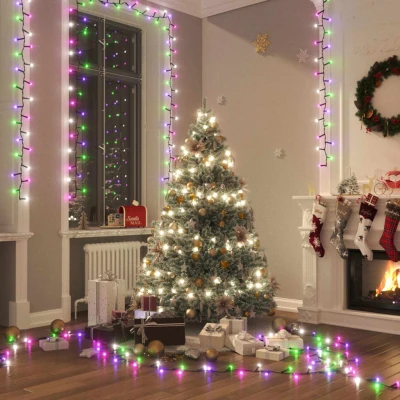 Bild av VidaXl Kompakt Ljusslinga Med 2000 Led Flerfärgad Pastell 45 M Pvc