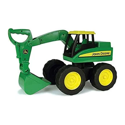 Bild av John Deere stor skopa grävmaskin traktorleksak, bondgårdsset grävarleksak för barn, pedagogisk push med leksak pojkar och flickor, lämplig från 3 år +