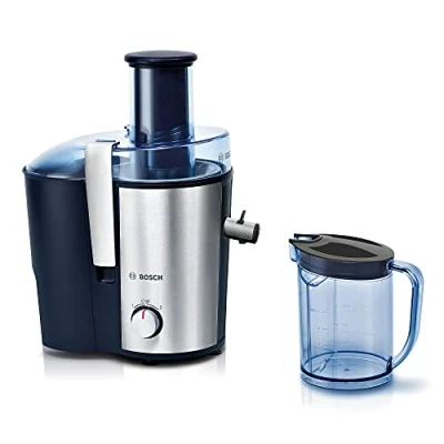 Bild av Bosch VitaJuice 3 700W Juicepress, centrifug med extra stort påfyllningsrör, utlopp droppstopp funktion, blå