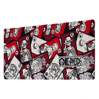 Bild av Grupo Erik One Piece XXL Mouse Mat Desk Pad 31.5&quot; x 13.78&quot; Non Slip Rubber Base Pad, Gaming Keyboard Manga Gifts