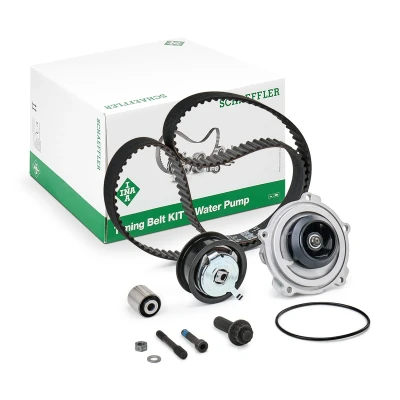 Bild av INA 530 0377 31 pompe à eau + Kit De Distribution avec AUDI: A4 B5 Berline, A6 C5 Avant, VOLKSWAGEN: Passat Berline