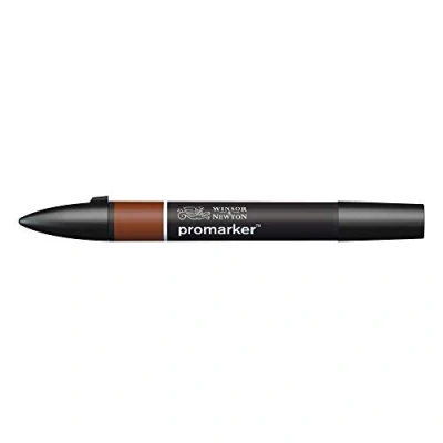 Bild av Winsor &amp; Newton &quot; ProMarker 0203105 professionell layoutmarkör 2 spetsar, fin och bred för ritningar, design layouter henna