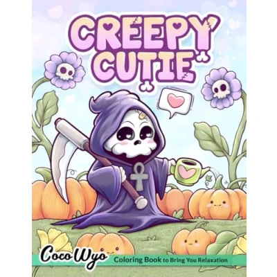 Bild av Creepy Cutie: Coloring Book for Adults and Teens Featuring Goth Kawaii Spooky Cute Creatures of All Kinds Many More