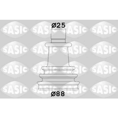Bild av SASIC 2933633 Soufflet De Cardan côté roue RENAULT: MASTER 1 Kasten, Trafic I Van, Bus, PEUGEOT: J9 Van