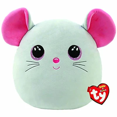 Bild av Ty Squish A BOO Catnip Mouse 31CM Gosedjur för barn, Storlek: One Size, Grey
