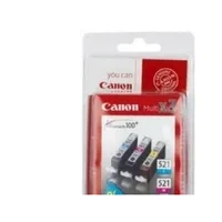 Bild av Canon CLI 521 Cyan, Magenta, Gul bläckpatron