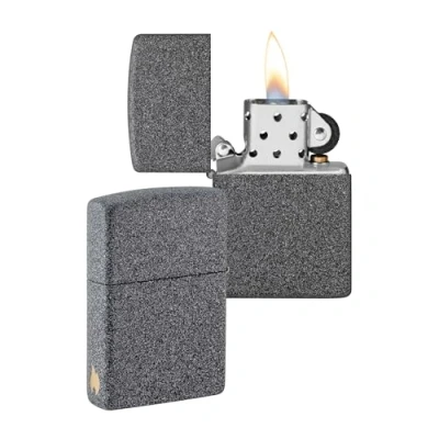 Bild av Zippo Flame Model järnsten lasergraverad vindtät tändare, påfyllningsbar, i högkvalitativ presentförpackning MP404049 CN421889 en storlek