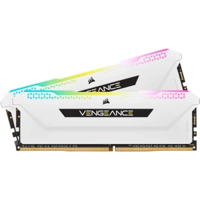 Bild av Corsair VENGEANCE RGB PRO SL 32GB (2x16GB) DDR4 3600 (PC4 28800) C18 Desktop Memory Vit