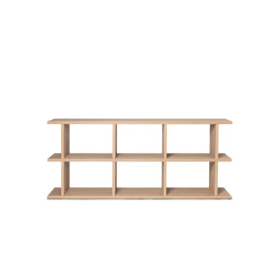 Bild av Ferm Living Kona Bookcase 3x2 Hyllor Natural B: 170 x H: 72 D: 30 cm