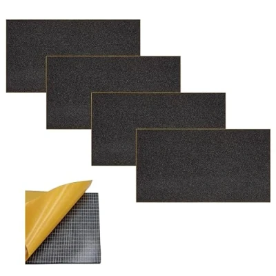 Bild av ACIT Neoprenark isoleringsklistermärke, 4 pack självhäftande tätning, gummi, polyuretanskum (18 x 10 cm, tjocklek 3 mm)