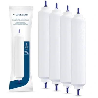 Bild av Wessper Vattenfilter för kylskåp ersättning Samsung Side By Side, LG, AEG, HAIER, Whirlpool, DA29 10105J, HAFEX/EXP, DA99 02131B, WSF 100, EF9603, USC 100 (4)