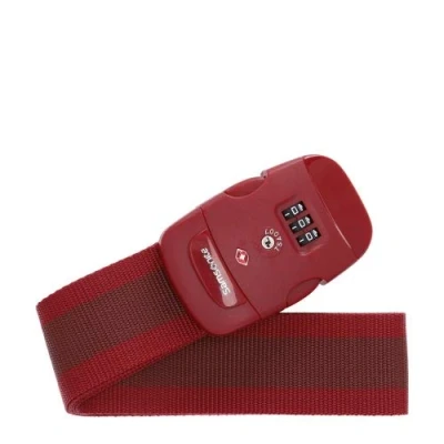 Bild av Samsonite Global Travel Accessories bagagerem Med integrerad 3 siffrig, Röd (röd), 190 cm, integrerat siffrigt TSA kombinationslås