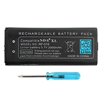 Bild av OSTENT 2000mAh Uppladdningsbart Litiumjonbatteri + Verktygspaket för Nintendo NDSiLL NDSiXL