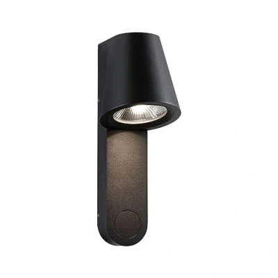 Bild av Paulmann LED utomhusvägglampa Caissa, aluminium, sensor
