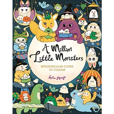 Bild av A Million Little Monsters: Spooktacular Cuties to Colour