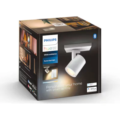 Bild av Philips Hue Runner LED spot, 1 lampa, dimmerströmbrytare, vit