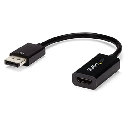 Bild av StarTech.com DisplayPort till HDMI adapter 4K 30 Hz aktiv DP videoomvandlare bildskärm/TV apparat/displaykabel Dongle Ultra HD 1.2 1,4
