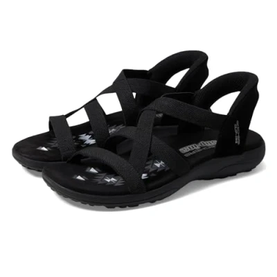 Bild av Skechers Dam Reggae Slim Stretch Flex Sandal, Svart, 39 EU