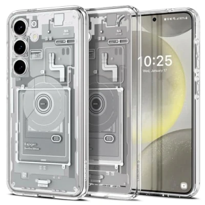 Bild av Spigen Ultra Hybrid Zero One Case kompatibel med Samsung Galaxy S24 Skal Fodral White