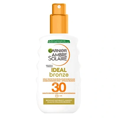 Bild av Garnier Solbärnsten idealisk bronsspray skydd solar avslöjande spray SPF 30 garvningsavslöjare