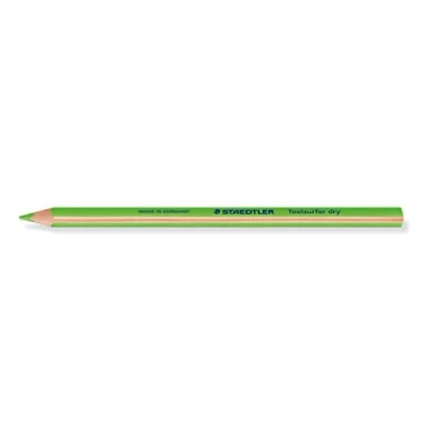Bild av Staedtler 128 64 5 Trockentextmarker ergonomische Dreikantform, Dürchmesser Stift circa 9 mm, 12 Stück im Kartonetui, grün