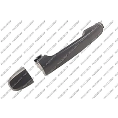 Bild av PRASCO TY8188001 Dörrhandtag ytter, till höger fram svart TOYOTA: Hilux VII Pick up 2.5 D 4D, 4WD, 4D 3.0 2.7, 2.7 4WD