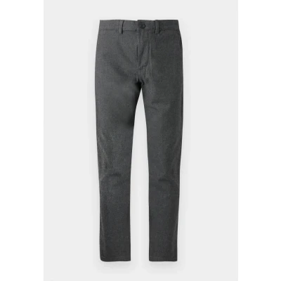 Bild av SELETED HOMME SLHSLIM Miles 175 borstade byxor W NOOS, Mörkgrå/detalj: struktur, 31W x 34L