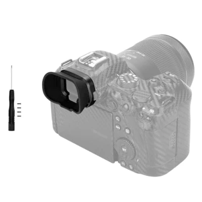Bild av PROfezzion Mjuk Silikonögonkopp i Utökad Stil för Canon EOS R5C, R5, R6, R6 Mark II Spegellös Kamera Full Ram
