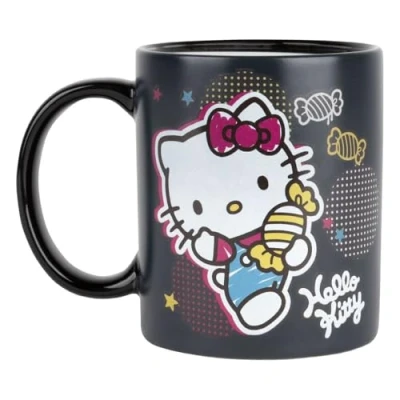 Bild av Konix Hello Kitty Termoreactive Mugg, 320 ml, godis, svart, ml